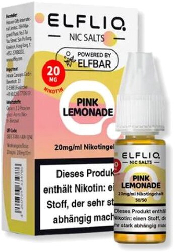 Elfliq by Elfbar Nikotinsalz Liquid Pink Lemonade 20mg