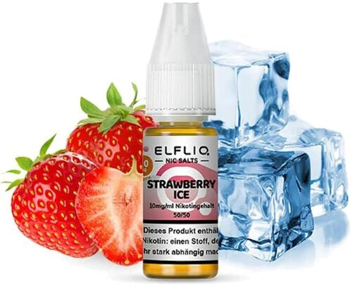 Elfliq by Elfbar Nikotinsalz Liquid Strawberry Ice 10mg