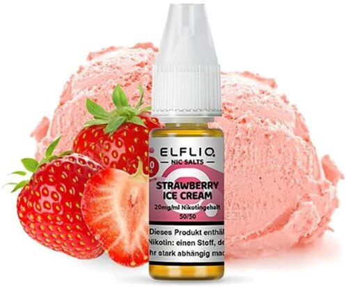 Elfliq by Elfbar Nikotinsalz Liquid Strawberry Ice 20mg