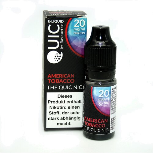 eLiquid Quic Nic Salt American Tobacco 20mg Nikotin eLiquid Quic Nic Salt American Tobacco 20mg Nikotin