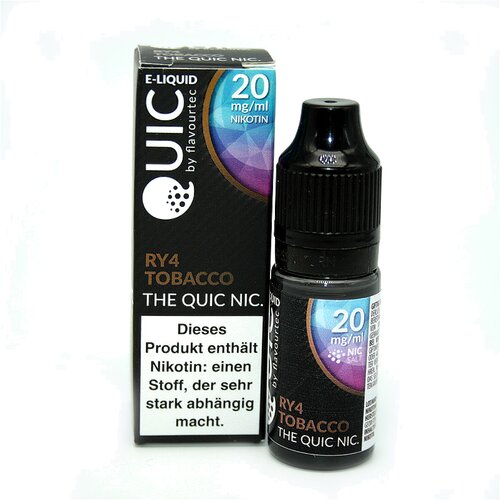 eLiquid Quic Nic Salt RY4 Tobacco 20mg Nikotin eLiquid Quic Nic Salt RY4 Tobacco 20mg Nikotin