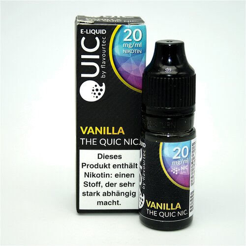 eLiquid Quic Nic Salt Vanilla 20mg Nikotin eLiquid Quic Nic Salt Vanilla 20mg Nikotin
