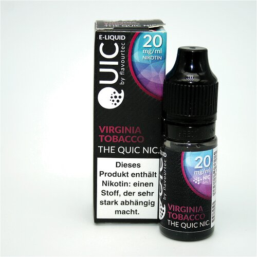 eLiquid Quic Nic Salt Virginia Tobacco 20mg Nikotin eLiquid Quic Nic Salt Virginia Tobacco 20mg Nikotin