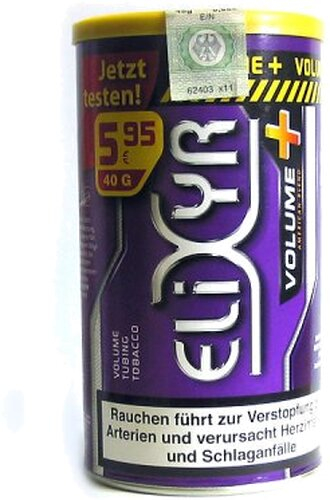Elixyr Tabak Lila Purple 35g Dose Volumentabak  Elixyr Tabak Lila Purple 35g Dose Volumentabak