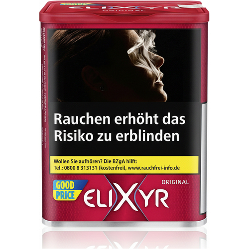 Elixyr Tabak Rot 102g Dose Zigarettentabak
