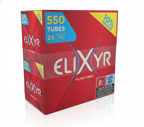 Elixyr Zigarettenhülsen Rot 550 Stück
