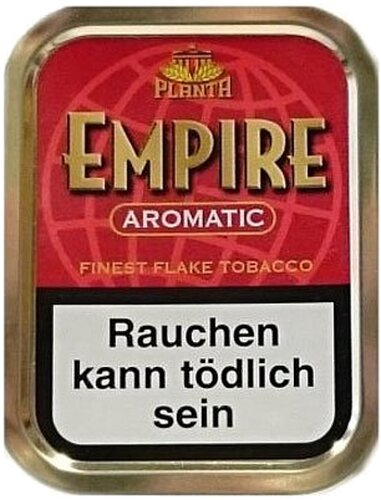 Empire Flake Virginia Pfeifentabak (ehem.Aromatic) 50g Dose Empire Flake Virginia Pfeifentabak (ehem.Aromatic) 50g Dose