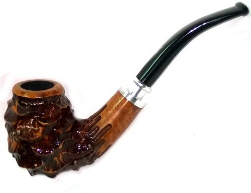 Erik Nordings Valhalla 303 Spigot Pfeife Braun Rustic Erik Nordings Valhalla 303 Spigot Pfeife Braun Rustic