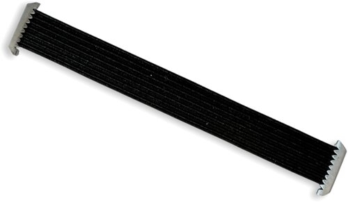 Ersatzgummi VH Serie 450 schwarz mit Metallankern