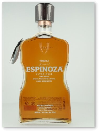 Espinoza Tequila Ultra Aged 40% Vol. Espinoza Tequila Ultra Aged 40% Vol.