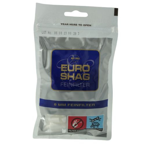 Euro Shag Feinfilter 8mm Zigarettenfilter 100 Stück Euro Shag Feinfilter 8mm Zigarettenfilter 100 Stück