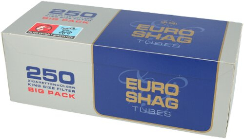 Euro Shag Zigarettenhülsen Big Pack 250 Stück Euro Shag Zigarettenhülsen Big Pack 250 Stück