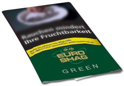 Euro Shag Zigarettentabak Green (ehem.Classic) 30g Päckchen Feinschnitt Euro Shag Zigarettentabak Green (ehem.Classic) 30g Päckchen Feinschnitt