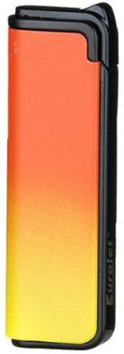 Eurojet Feuerzeug Metall matt Rainbow Orange-Gelb