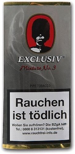 Exclusiv Mixture No 3 Pfeifentabak 50g Packung