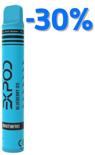 Expod Blueberry Ice Einweg E-Zigarette 0mg