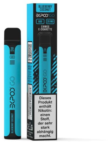 Expod Go Blueberry Coconut Einweg E-Zigarette 20mg
