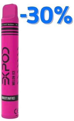 Expod Melon Ice Einweg E-Zigarette 0mg
