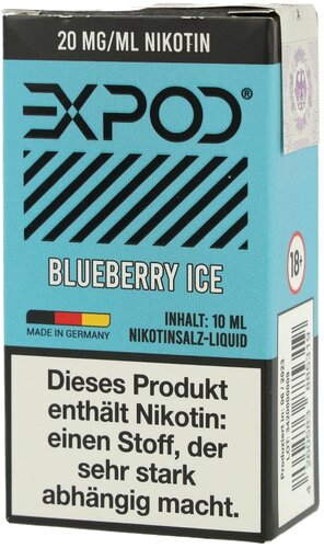 Expod Nikotinsalz Liquid Blueberry Ice 20mg Expod Nikotinsalz Liquid Blueberry Ice 20mg