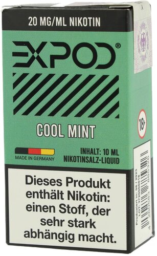 Expod Nikotinsalz Liquid Cool Mint 20mg Expod Nikotinsalz Liquid Cool Mint 20mg