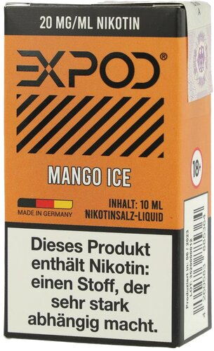 Expod Nikotinsalz Liquid Mango Ice 20mg Expod Nikotinsalz Liquid Mango Ice 20mg