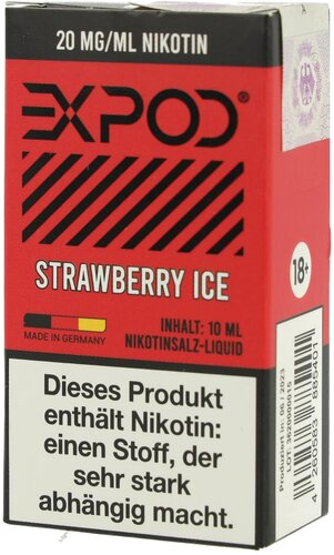 Expod Nikotinsalz Liquid Strawberry Ice 20mg