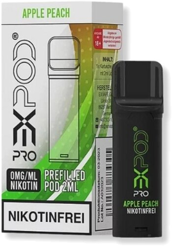Expod Pro Apple Peach Prefilled Pod 1x2ml Nikotinfrei