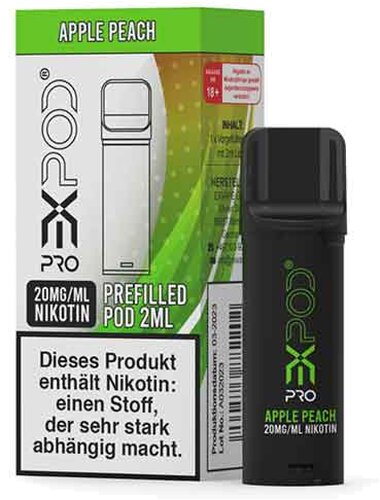 Expod Pro Apple Peach Prefilled Pod 20mg Expod Pro Apple Peach Prefilled Pod 20mg