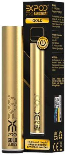 EXPOD PRO Basisgerät Gold Akkuträger EXPOD PRO Basisgerät Gold Akkuträger