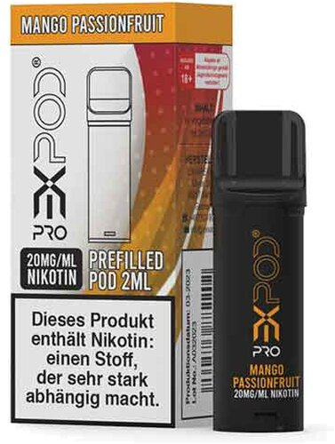 Expod Pro Mango Passionfruit Perfilled Pod 20mg Expod Pro Mango Passionfruit Perfilled Pod 20mg