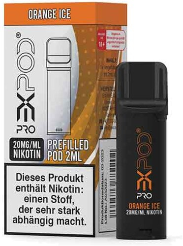 Expod Pro Orange Ice Perfilled Pod 20mg Expod Pro Orange Ice Perfilled Pod 20mg