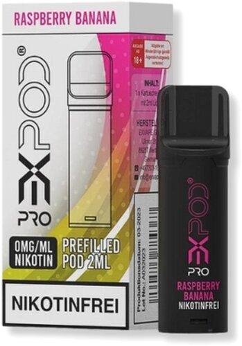 Expod Pro Raspberry Banana Prefilled Pod 1x2ml Nikotinfrei