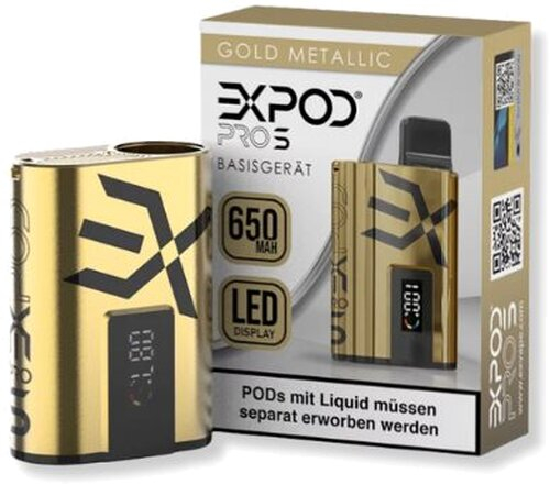 Expod Pro S Basisgerät 650 mAh Gold Metallic