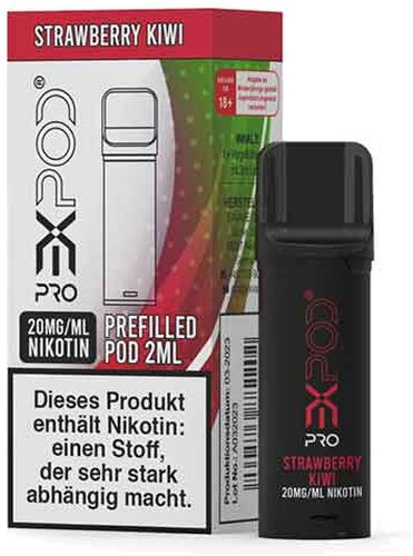 Expod Pro Strawberry Kiwi Prefilled Pod 20mg Expod Pro Strawberry Kiwi Prefilled Pod 20mg