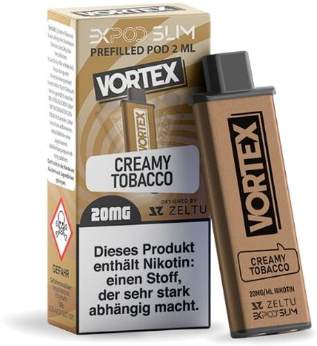 Expod Slim Prefilled Pod Vortex Creamy Tobacco 20mg