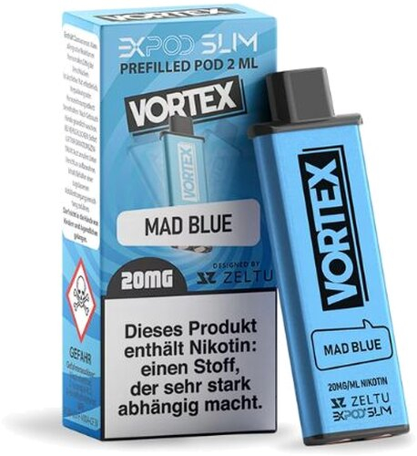 Expod Slim Prefilled Pod Vortex Mad Blue 20mg