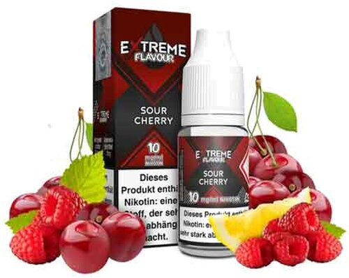 Extreme Flavour Overdosed Liquid Hybrid Nicsalt Cherry Sour 10mg/ml Nikotin