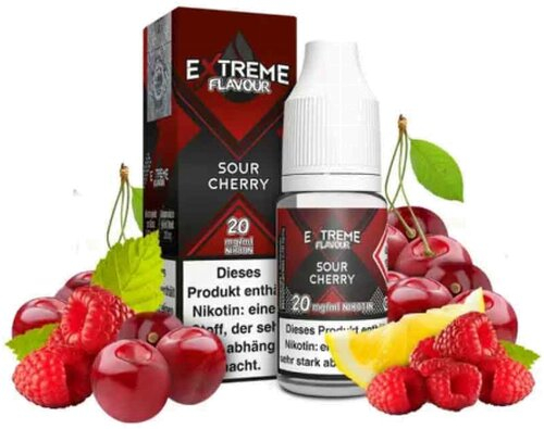 Extreme Flavour Overdosed Liquid Hybrid Nicsalt Cherry Sour 20mg/ml Nikotin