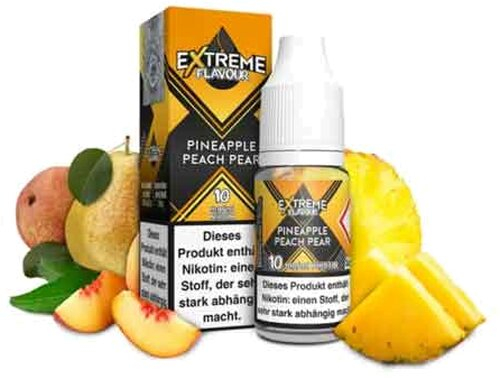 Extreme Flavour Overdosed Liquid Hybrid Nicsalt Pineapple Peach Pear 10mg/ml Nikotin