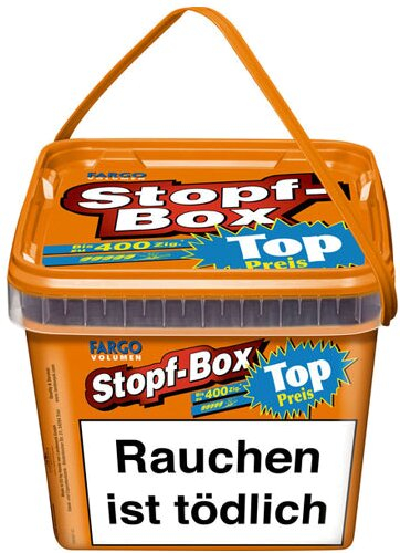 Fargo Stopf Box Orange Volumentabak 190g Eimer Fargo Stopf Box Orange Volumentabak 190g Eimer