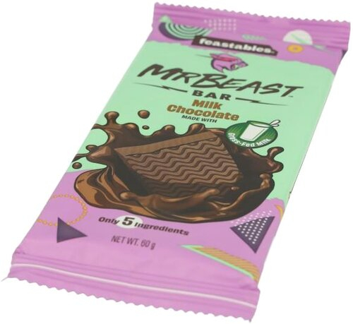 Feastables Mr. Beast Milk Schokolade Tafel 60g Feastables Mr. Beast Milk Schokolade Tafel 60g