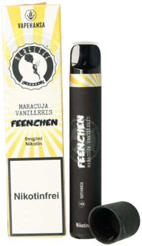 Feenchen 600 Einweg E-Shisha Maracuja Vanilleeis 0mg