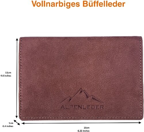 Feinschnitt-Tasche Alpenleder Sepp Leder Hunter