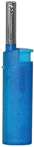 Zorro Mini Feuerzeug BBQ transparent Blau
