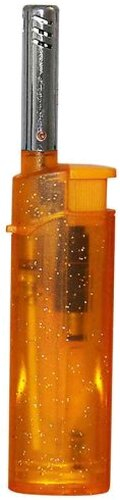 Zorro Mini Feuerzeug BBQ transparent Orange