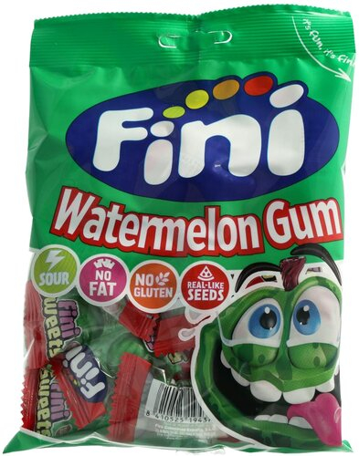 Fini Tri D'Aix Bubble Gum Watermelon Glutenfrei 80g
