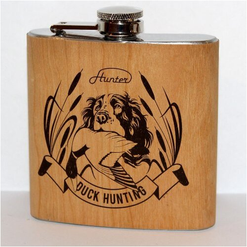 Flachmann Duck Hunting 6 Oz Stainless Steel Flachmann Duck Hunting 6 Oz Stainless Steel
