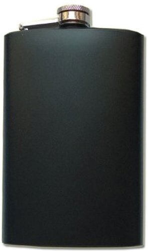 Flachmann Schwarz 8oz