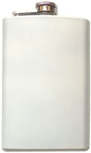 Flachmann Weiß 8oz