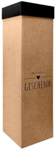 Flaschenbox ein Geschenk Braune Geschenkbox Flaschenbox ein Geschenk Braune Geschenkbox